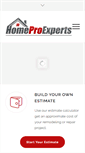 Mobile Screenshot of homeproexperts.com